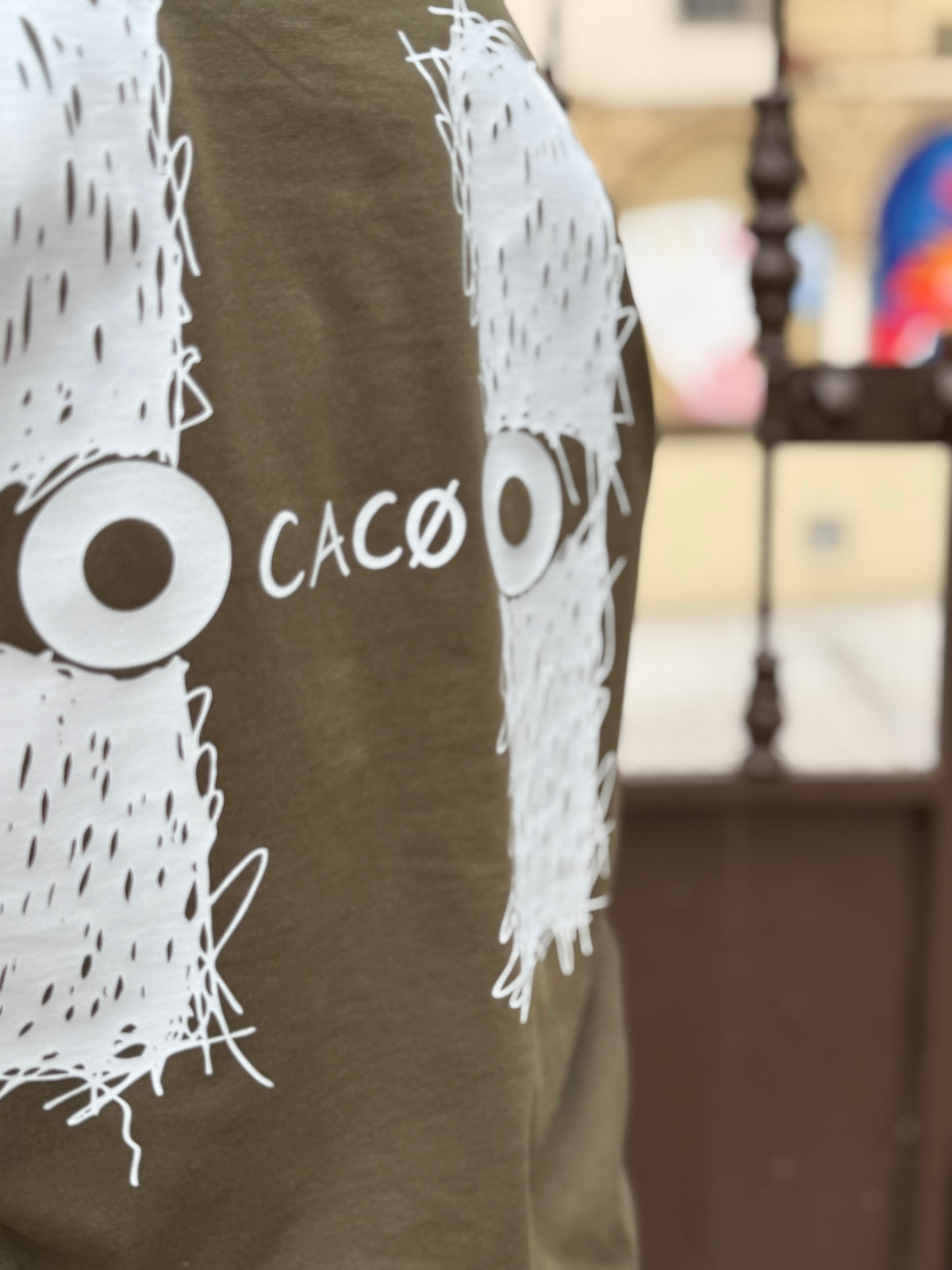Camiseta de algodón CACO-TRACE verde