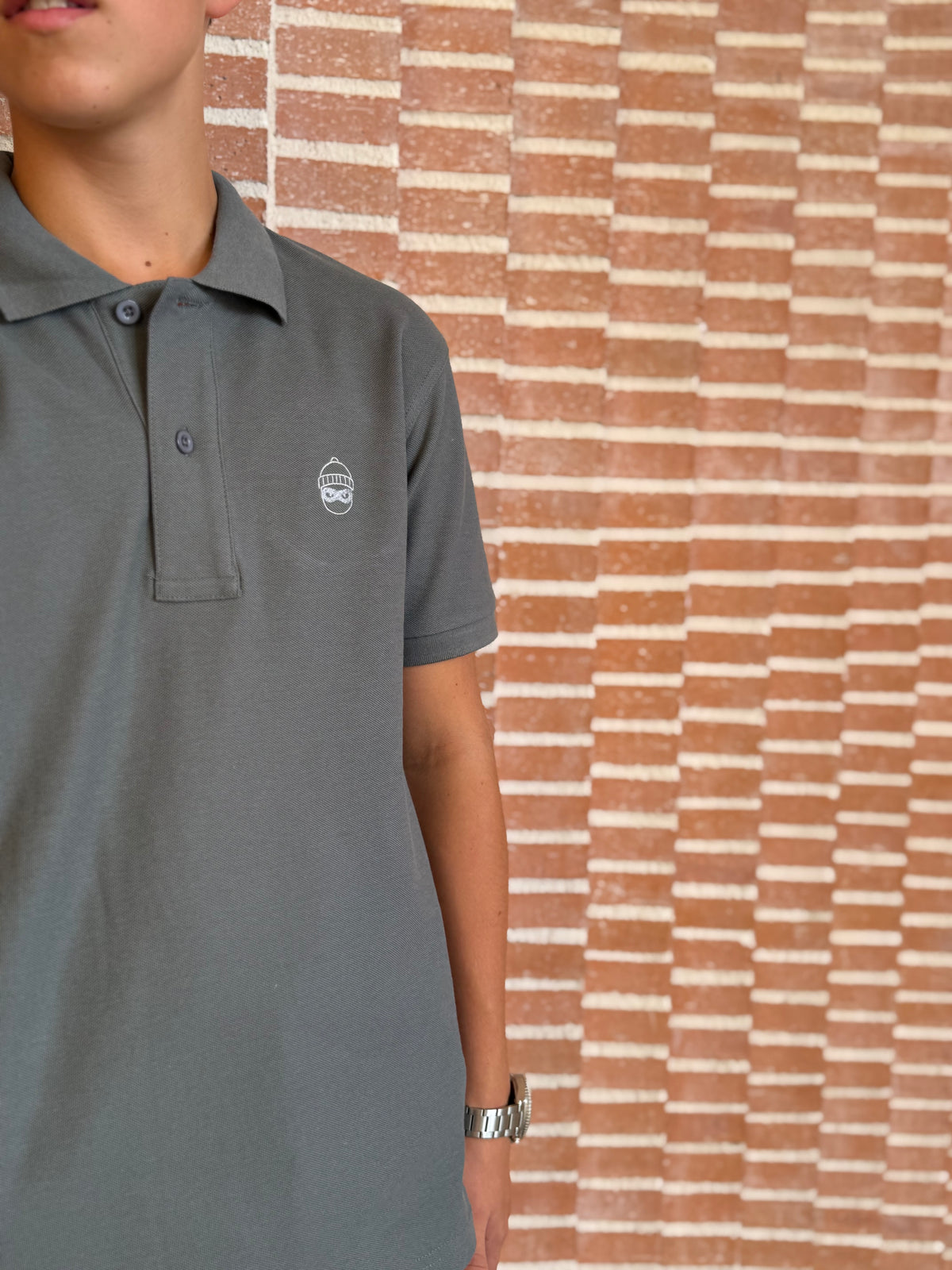 Polo algodón CACO gris