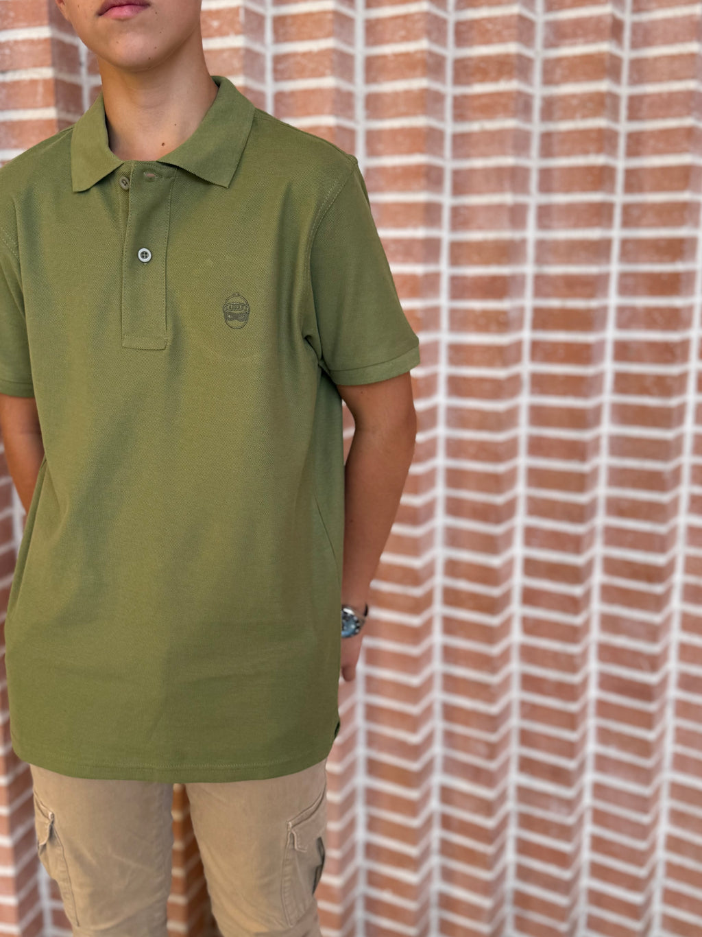 Polo algodón CACO verde