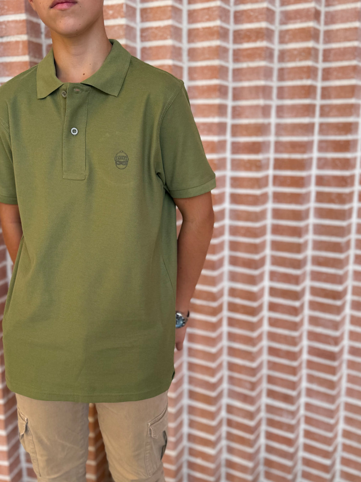 Polo algodón CACO verde